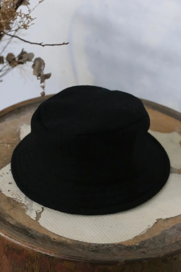 DEVOA wool hat DC-AFH black
